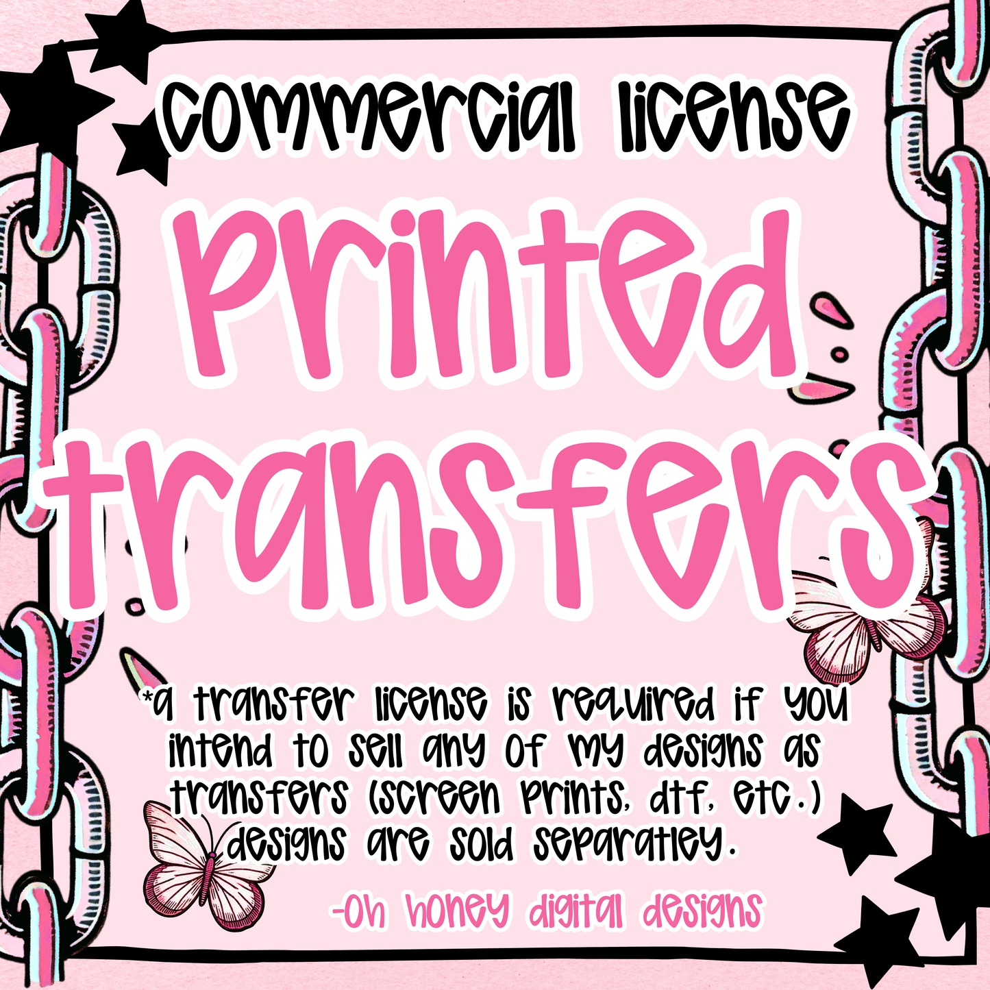 Printed Transfers License