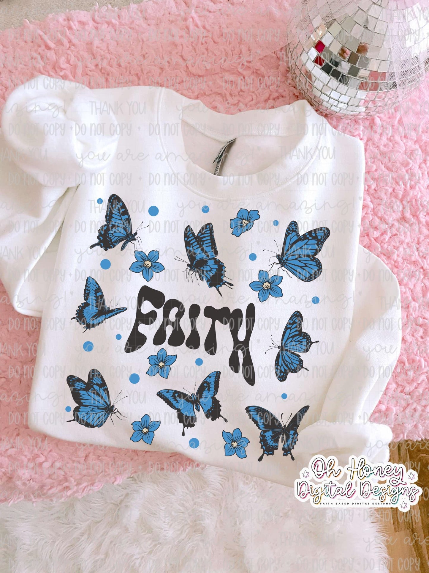 Faith - Butterflies - PNG - JUNE 2025