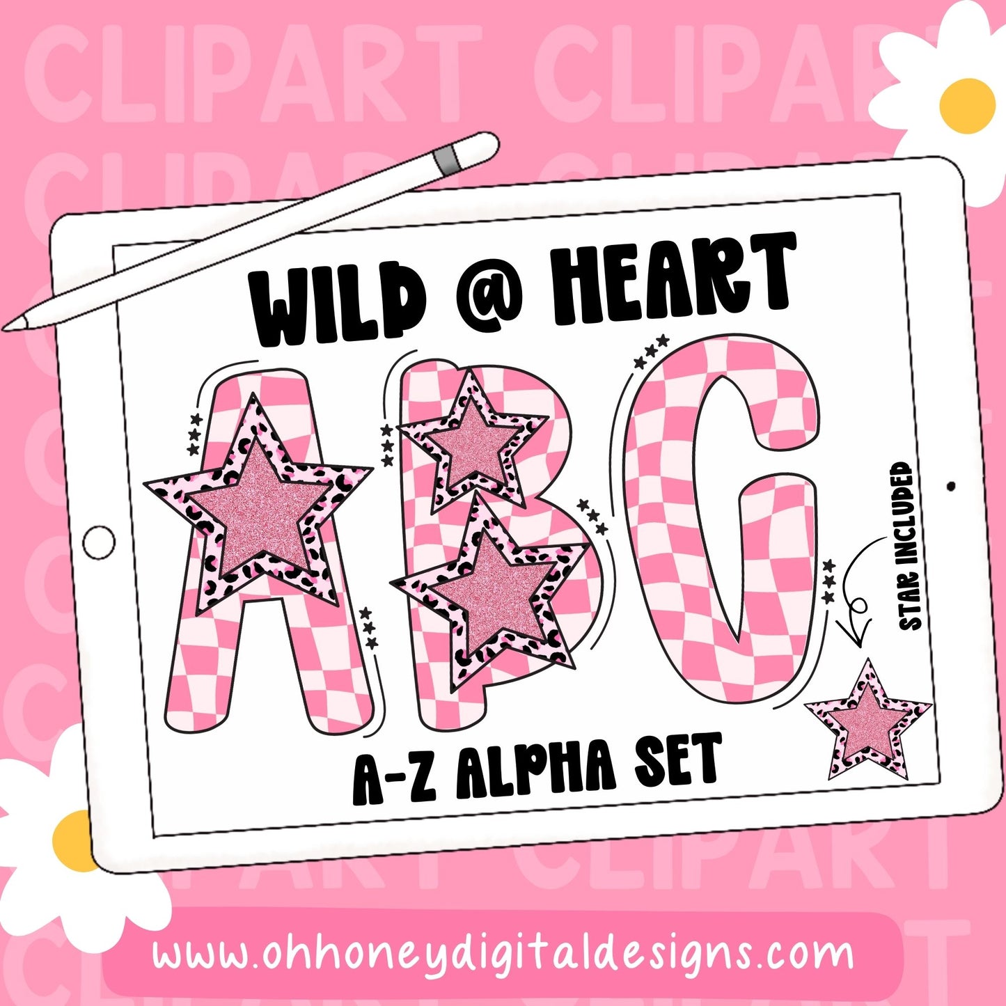Wild at Heart Alphabet Set