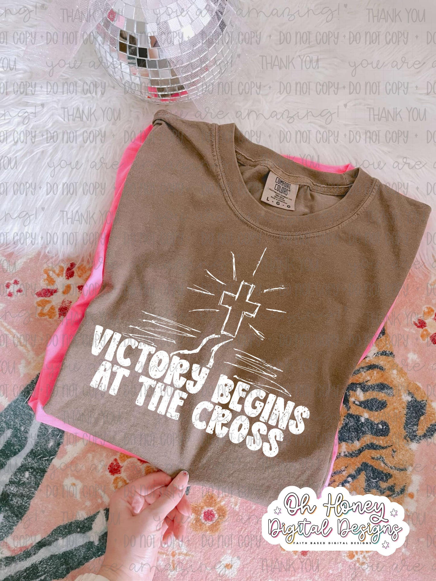 Victory Begins at the Cross - white - PNG - DECEMBER 2025