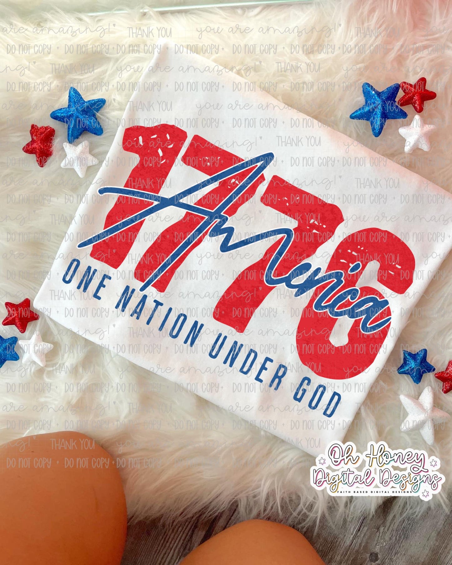 One Nation Under God - 1776 - PNG - JUNE 2025