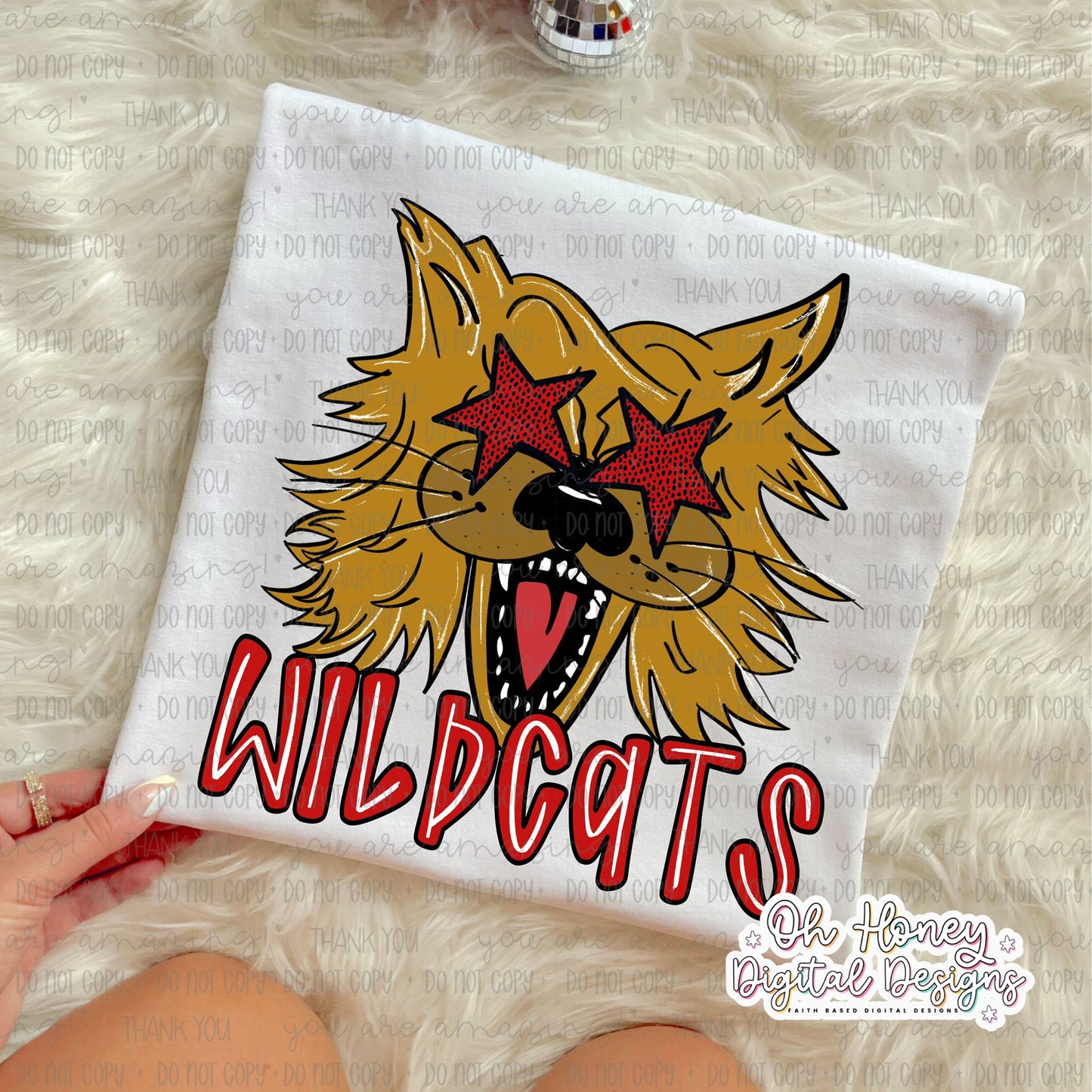 Red Wildcats - Mascot - PNG JUNE 2025