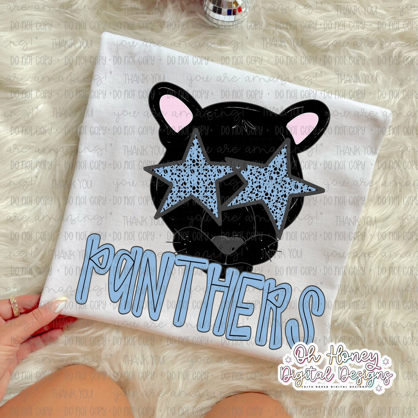 Blue & Black Panthers - Mascot - PNG JUNE 2025