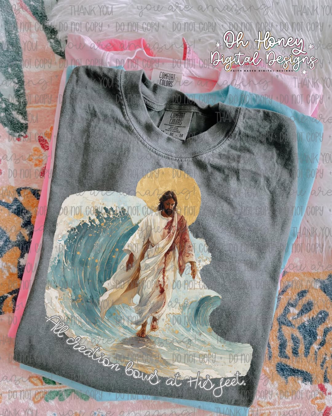 All Creation Bows at His Feet - PNG - JULY 2025