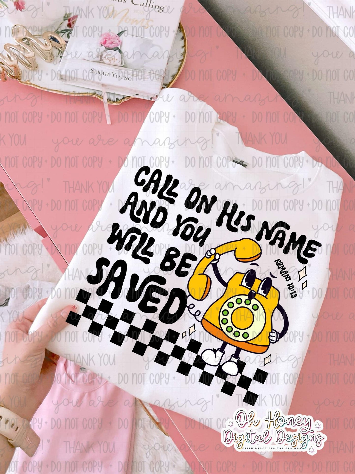 Call on His Name and You Will Be Saved Yellow - PNG - SEPTEMBER 2025