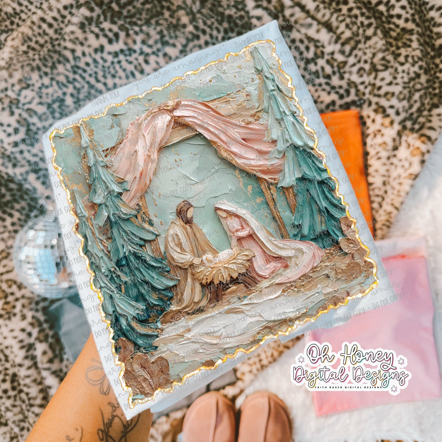 Pink & Painted Nativity - PNG - NOVEMBER 2025