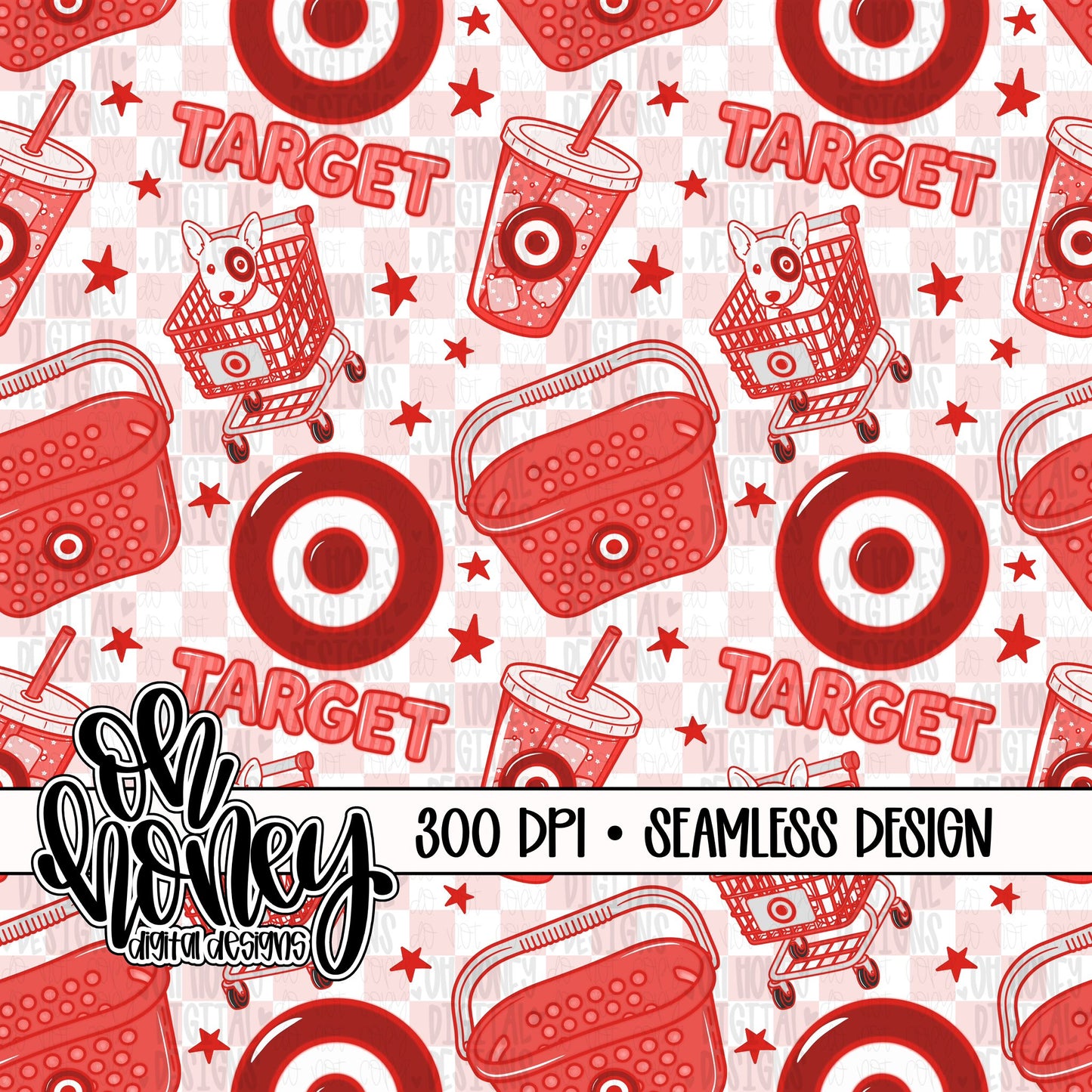 Red Circle - SEAMLESS