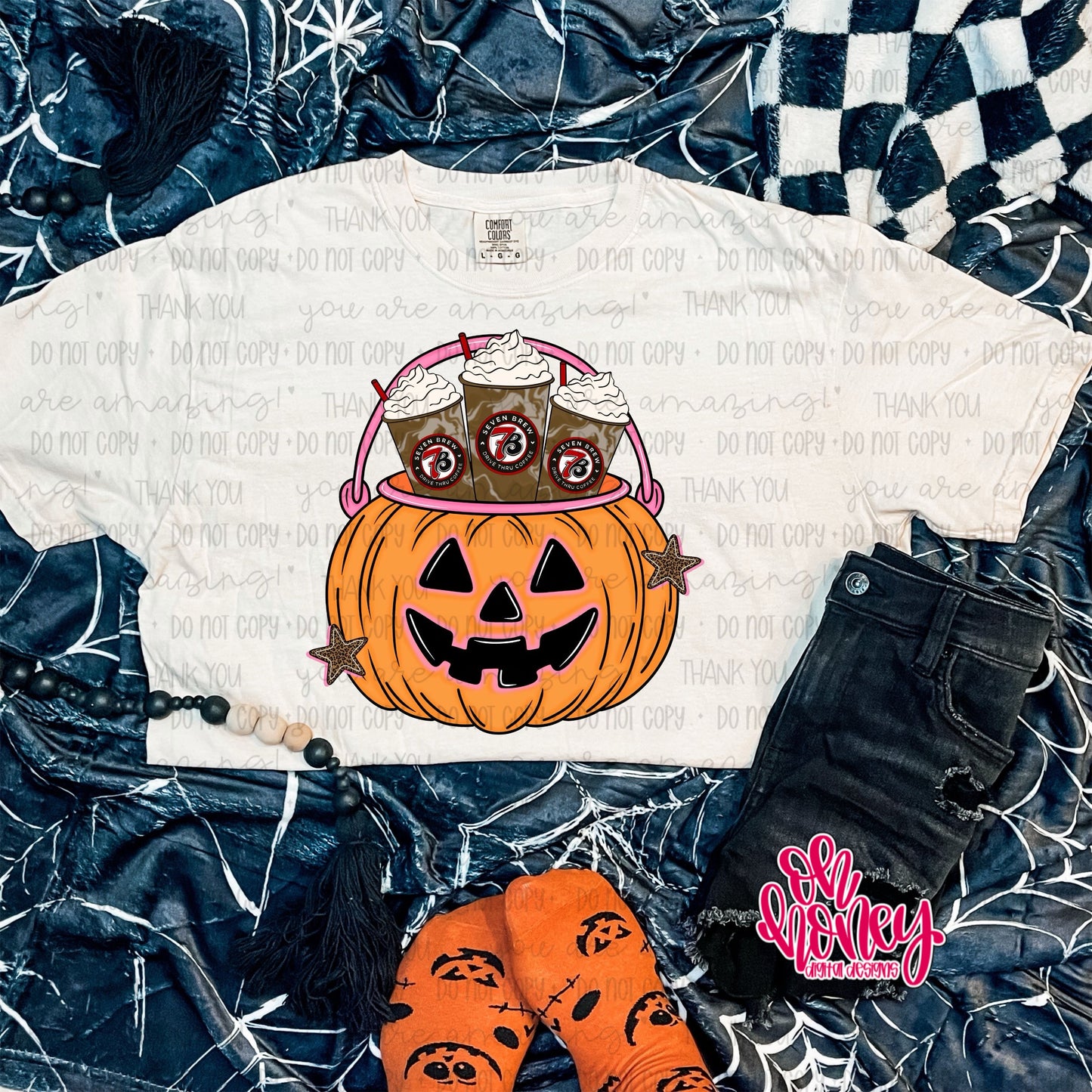 7B Coffee Pumpkin Bucket