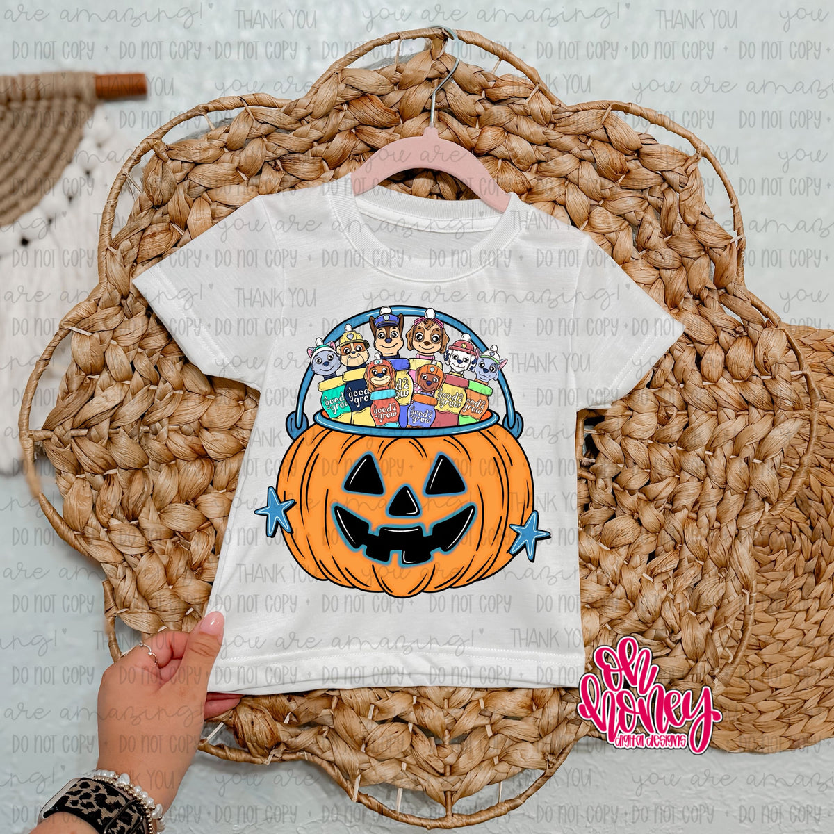 PP Crew Blue Pumpkin Bucket