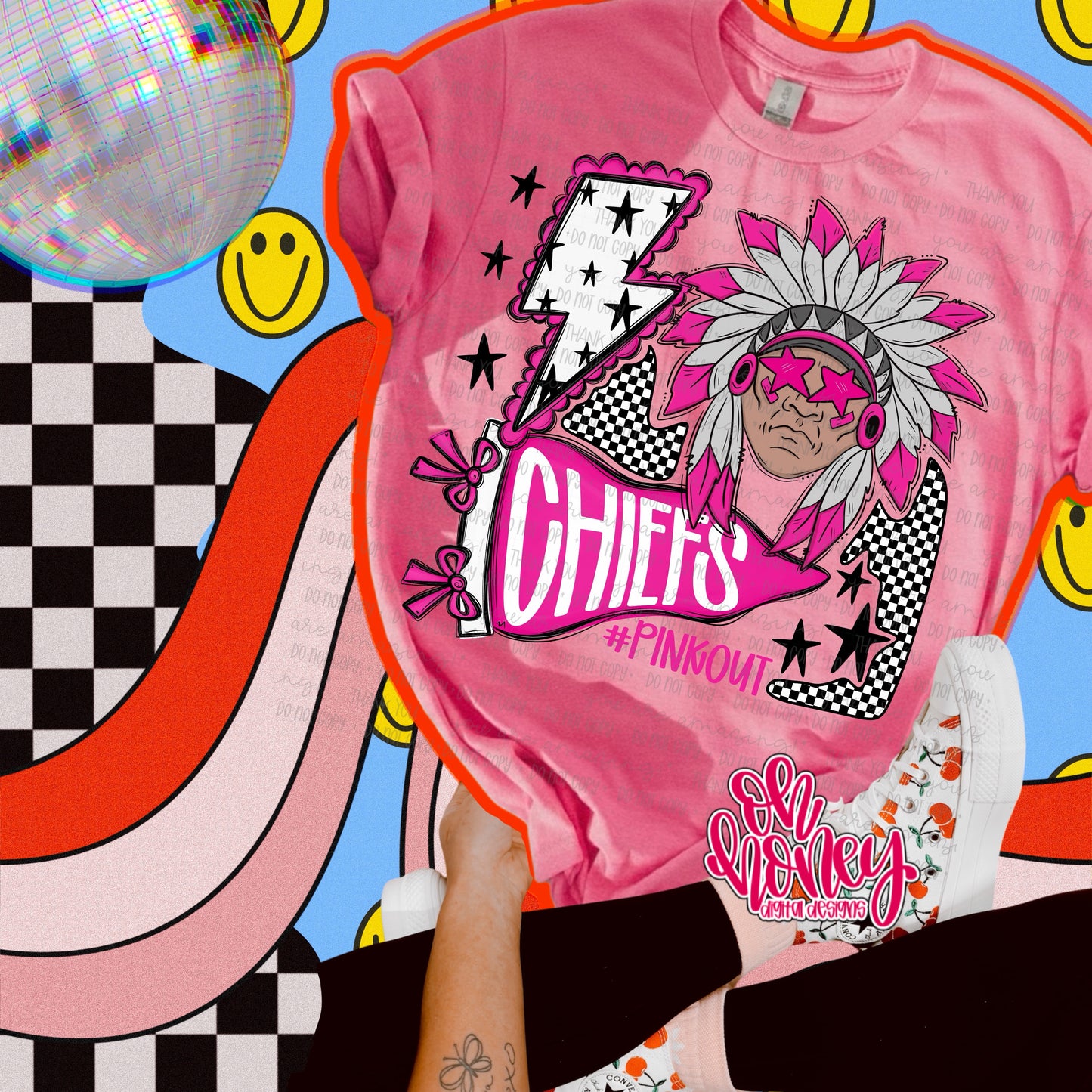 Chiefs - Pinkout Mascot
