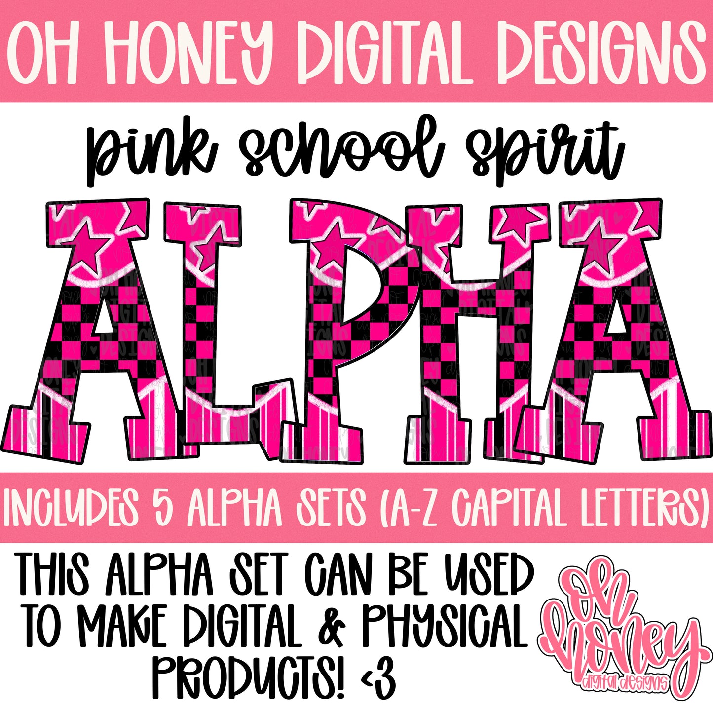 Pink School Spirit Alpha