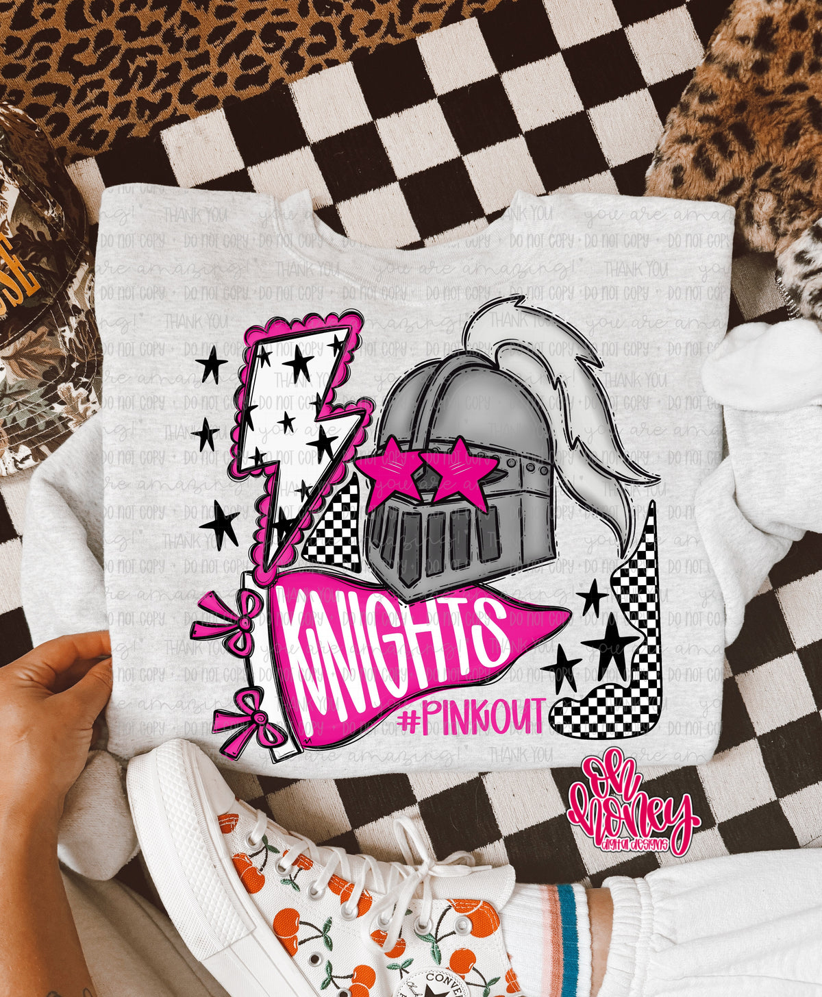 Knights - Pinkout Mascot