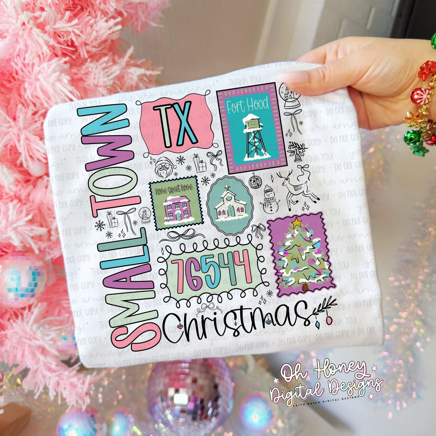 Small Town Christmas - Fort Hood TX - PNG