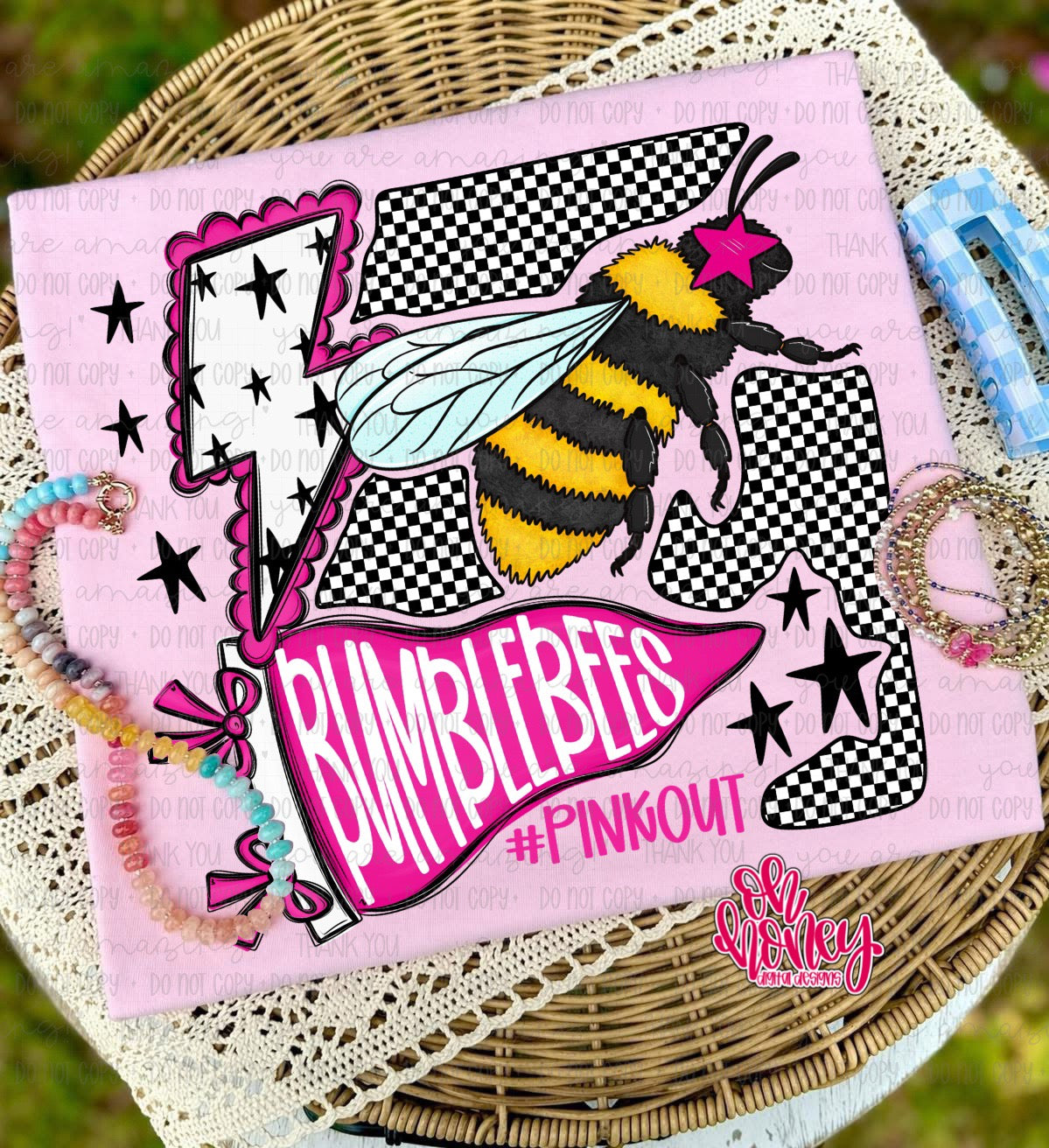 Bumblebees - Pinkout Mascot