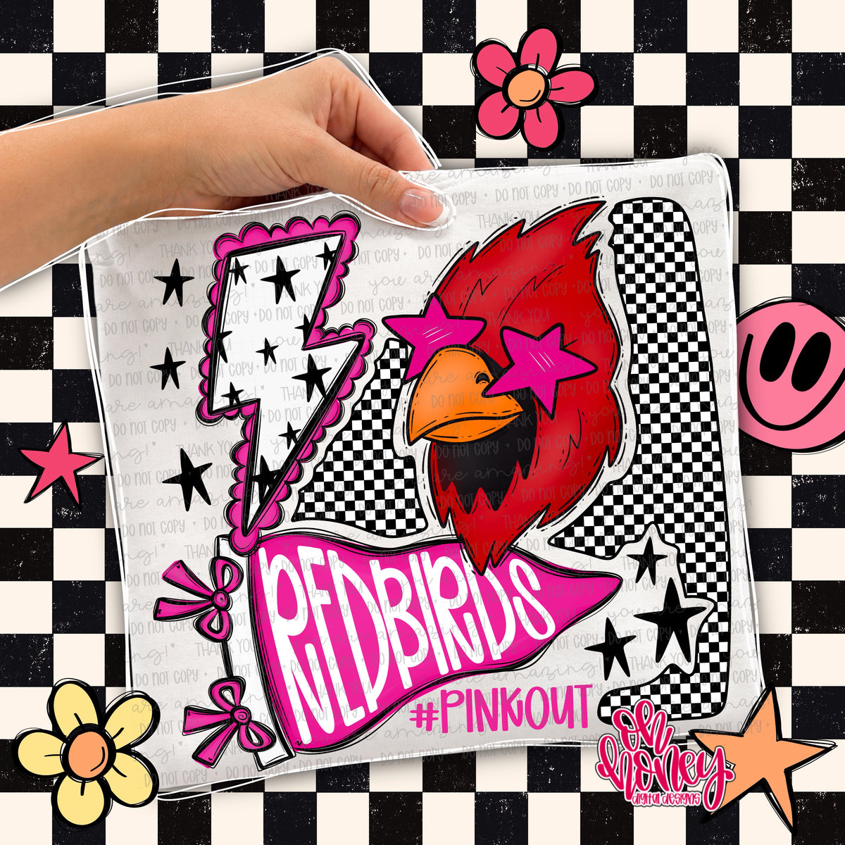 Redbirds - Pinkout Mascot
