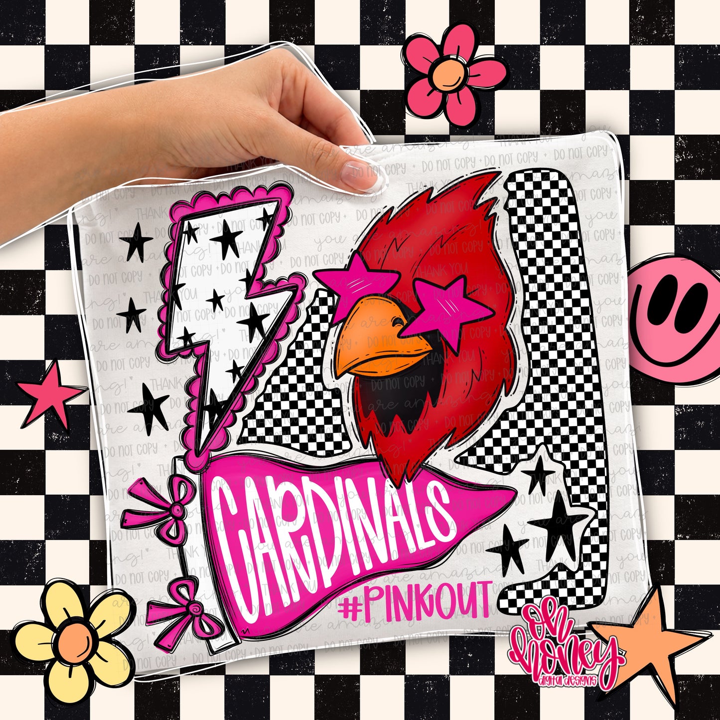 Cardinals - Pinkout Mascot
