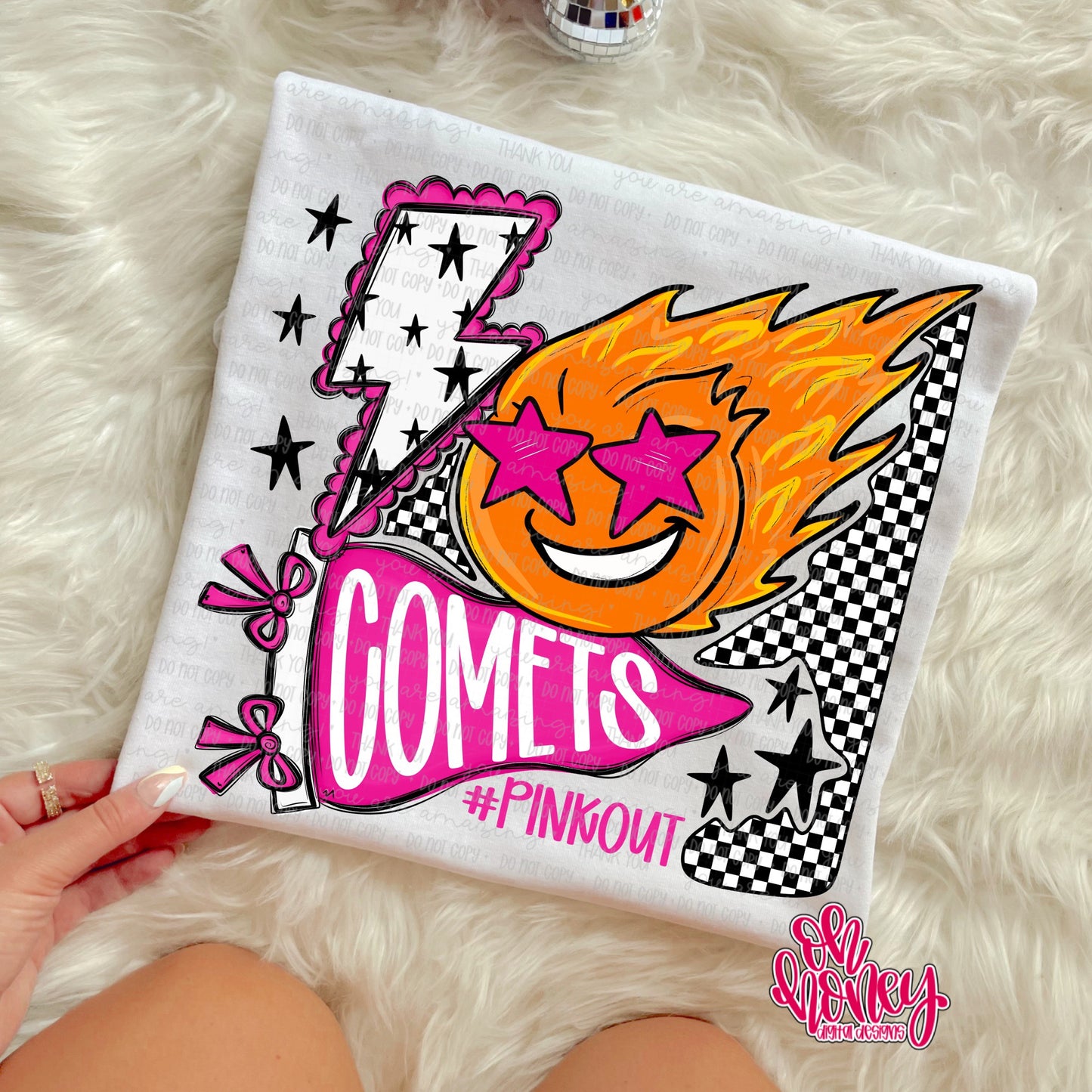 Comets - Pinkout Mascot