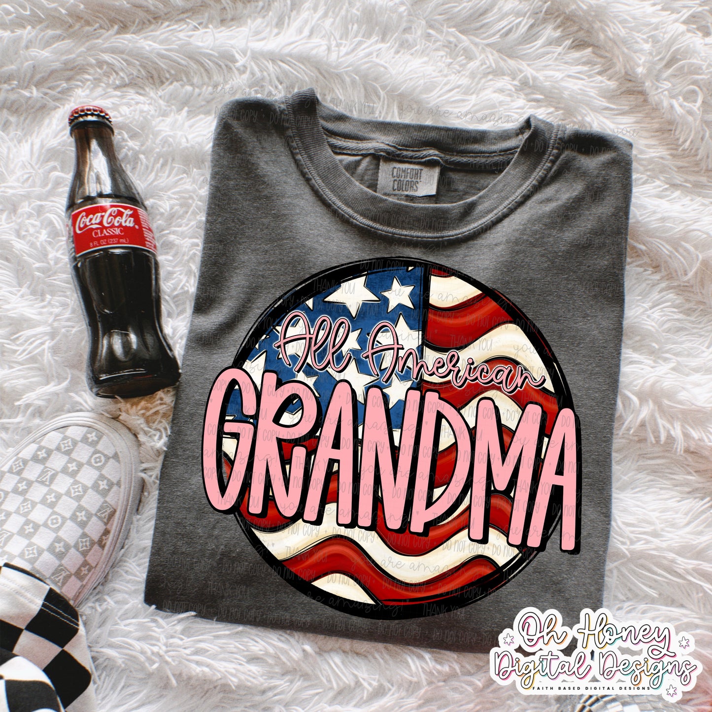 All American Grandma - Flag - PNG - APRIL 2026