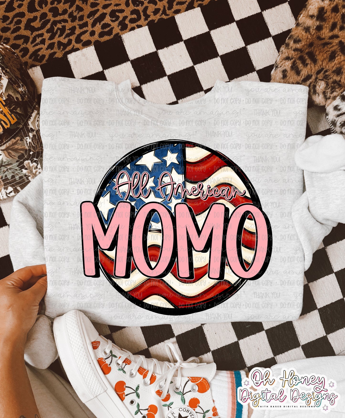 All American Momo - Flag
