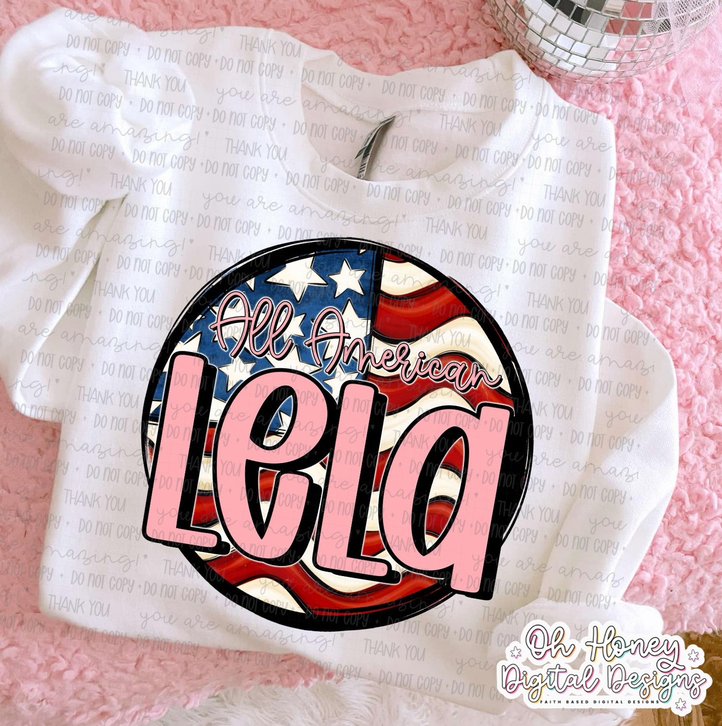 All American Lela - Flag