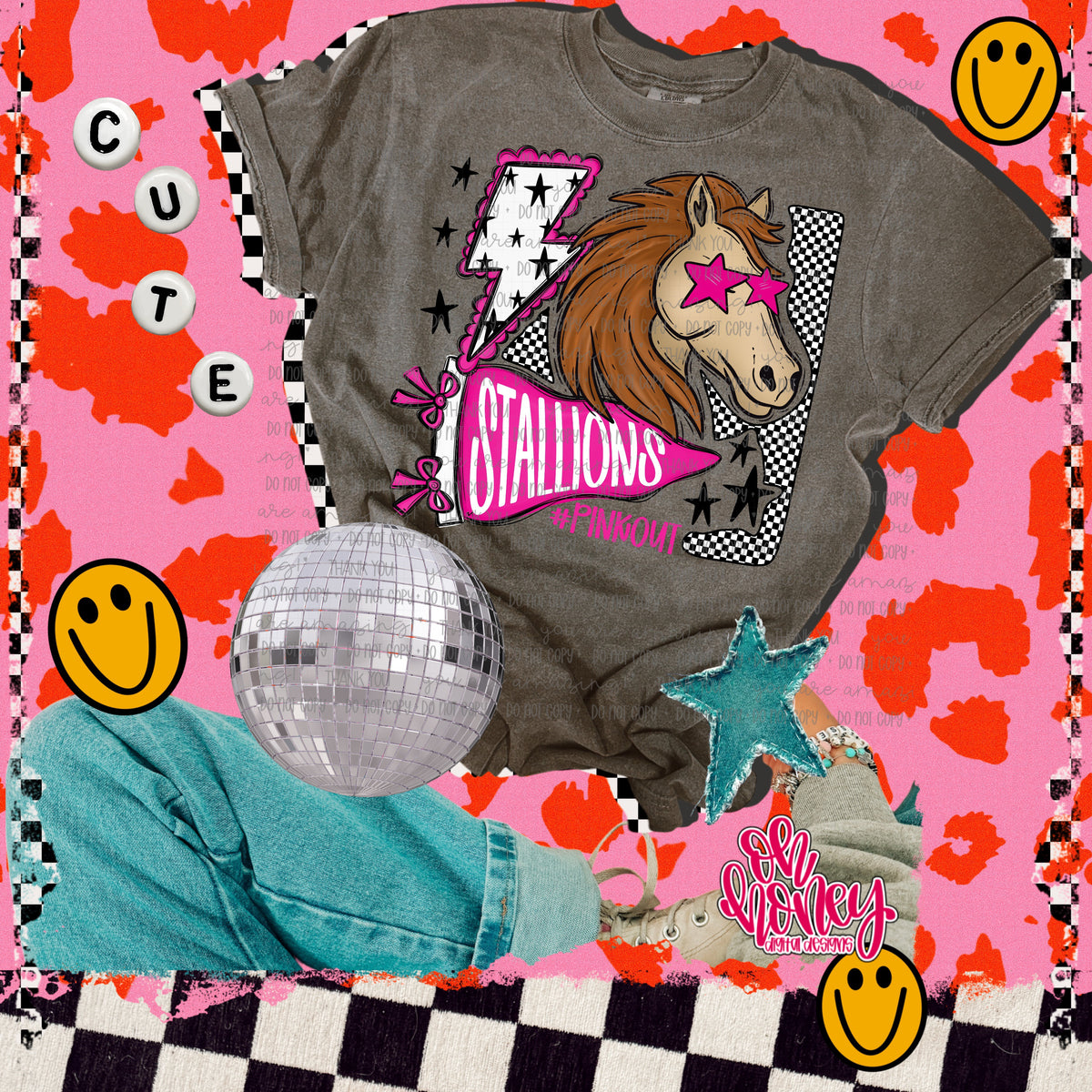 Stallions - Pinkout Mascot