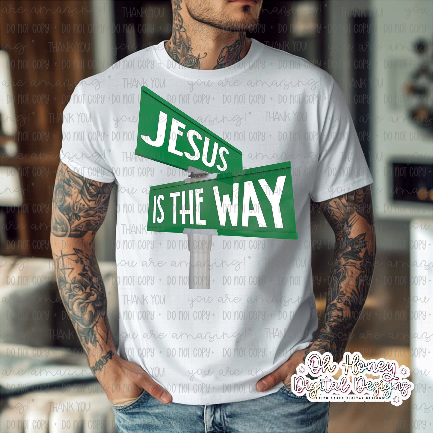 Jesus is the Way Green - PNG - SEPTEMBER 2025