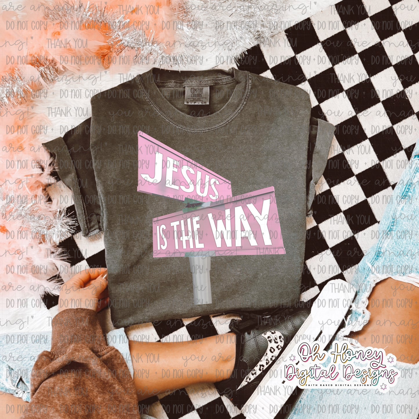 Jesus is the Way Pink - PNG - SEPTEMBER 2025