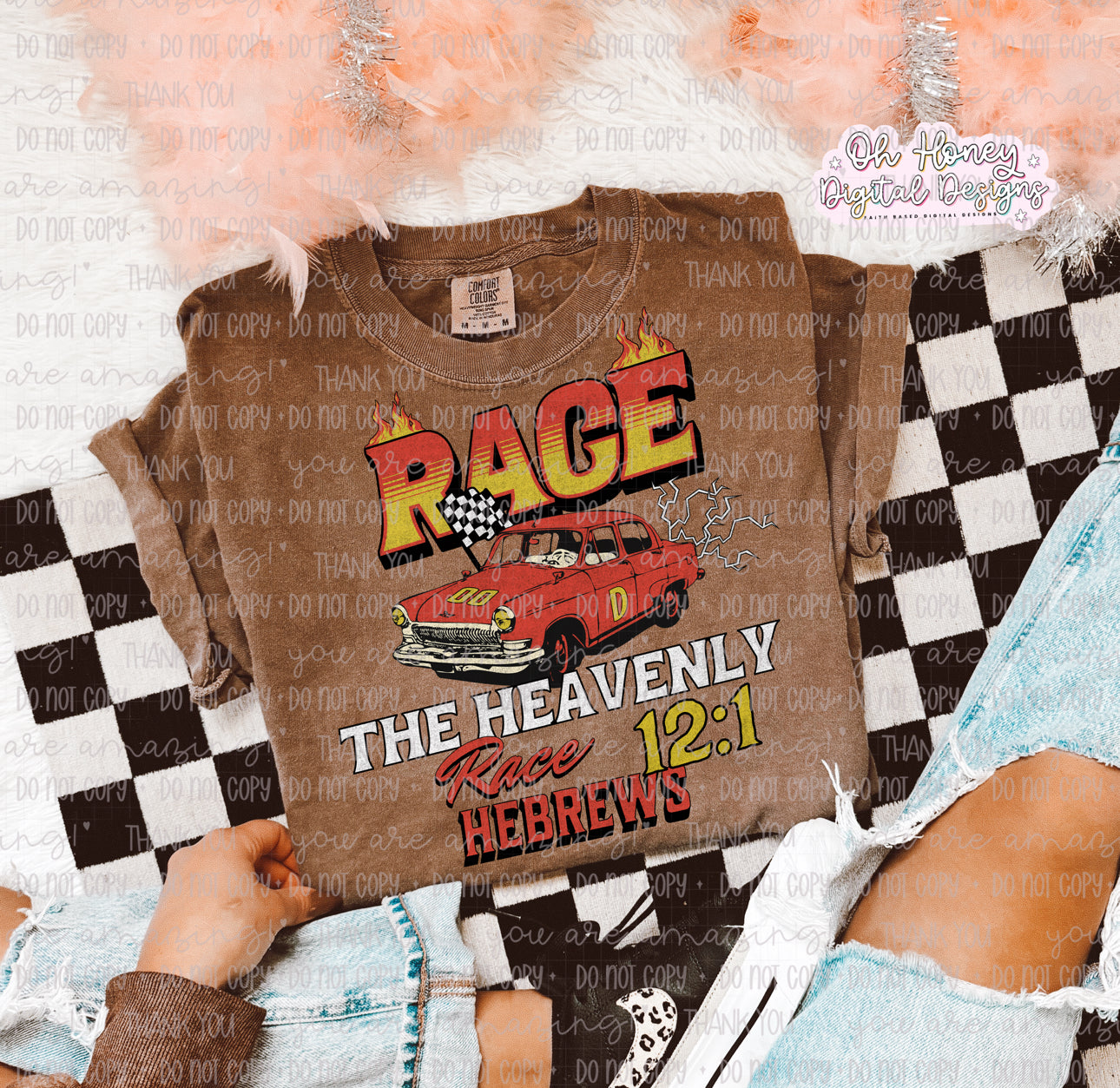Race The Heavenly Race - Hebrews 12:1 - PNG - APRIL 2025