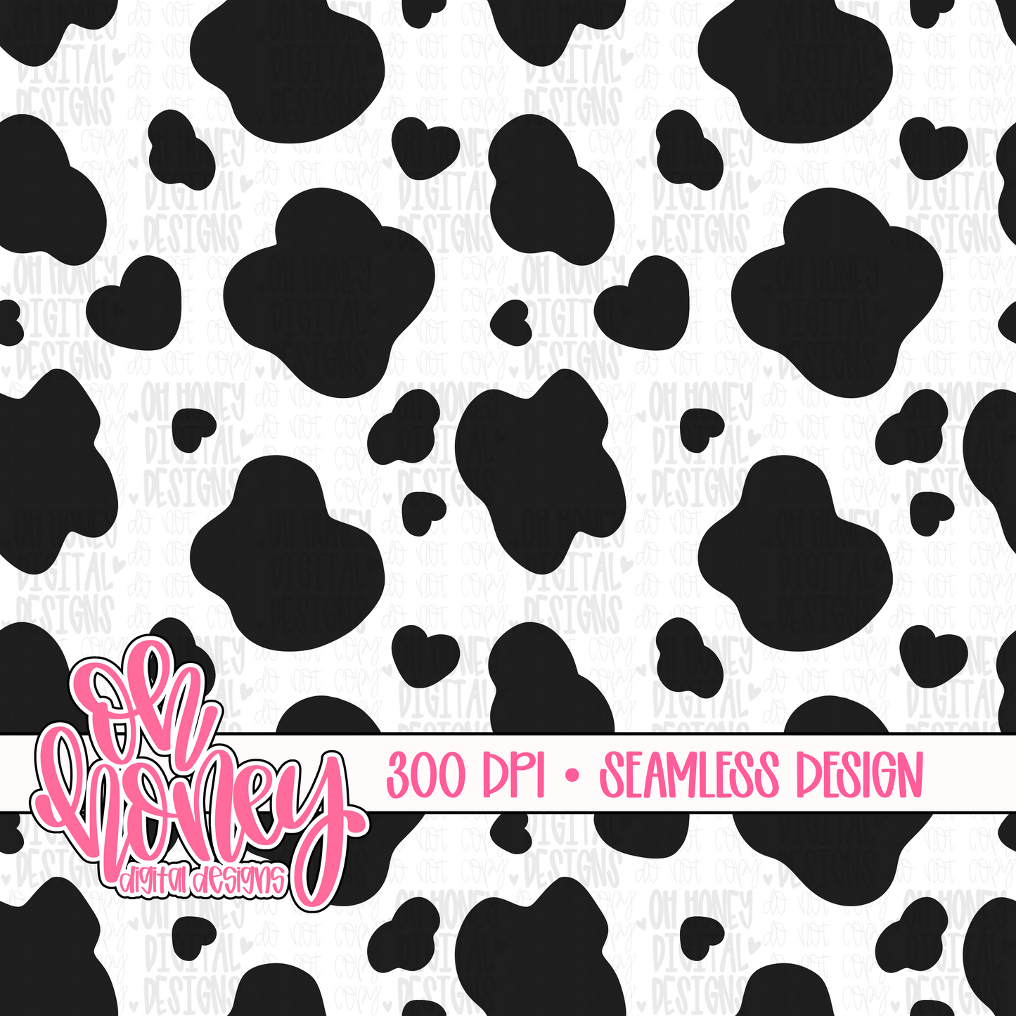 Cow Print - SEAMLESS