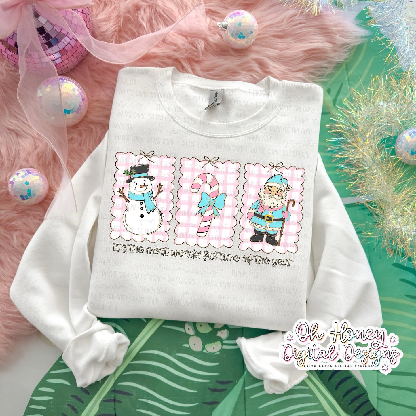 It's The Most Wonderful Time of the Year - Pink - PNG - NOVEMBER 2025