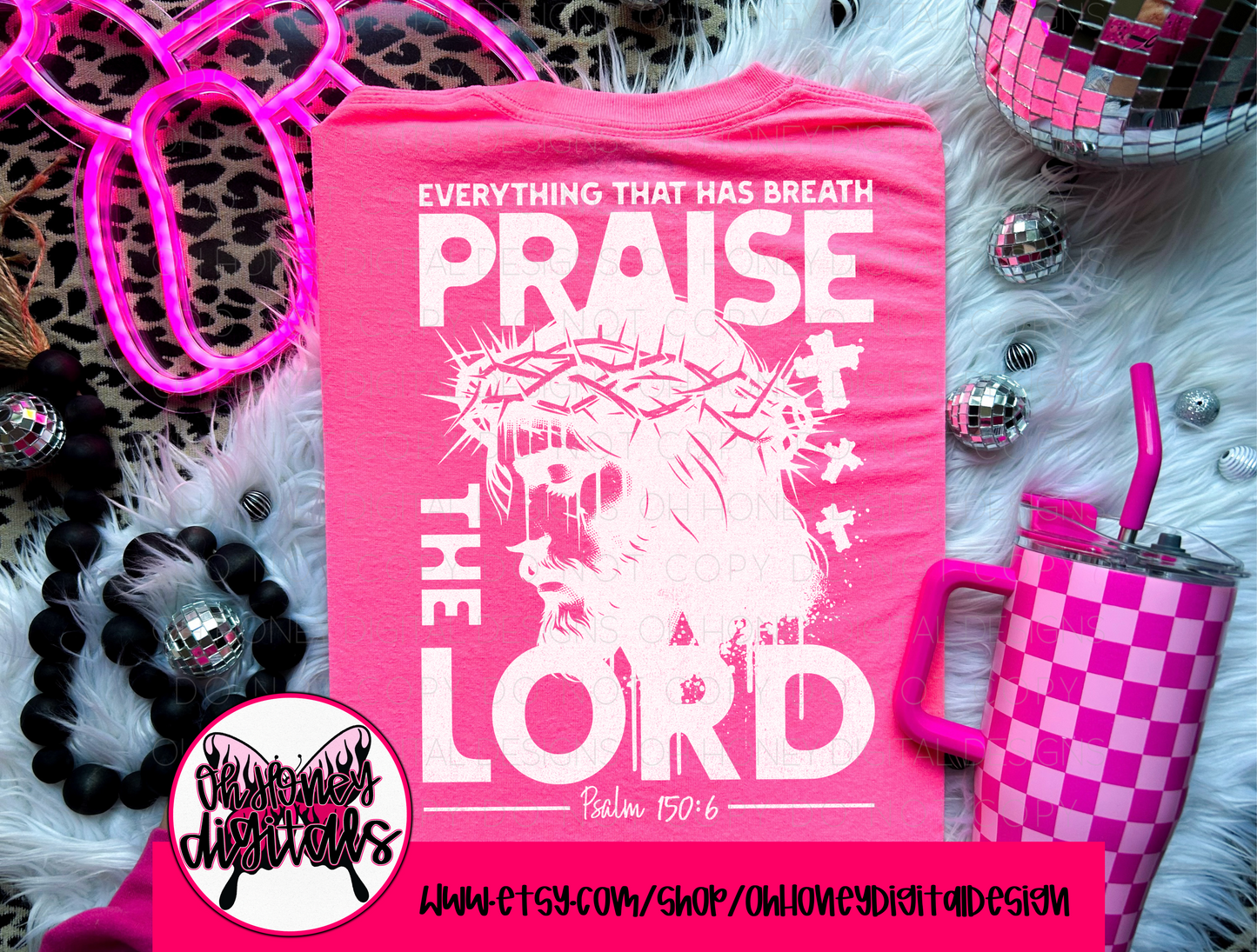 Everything That Has Breath Praise The Lord PNG WHITE JANUARY 2025