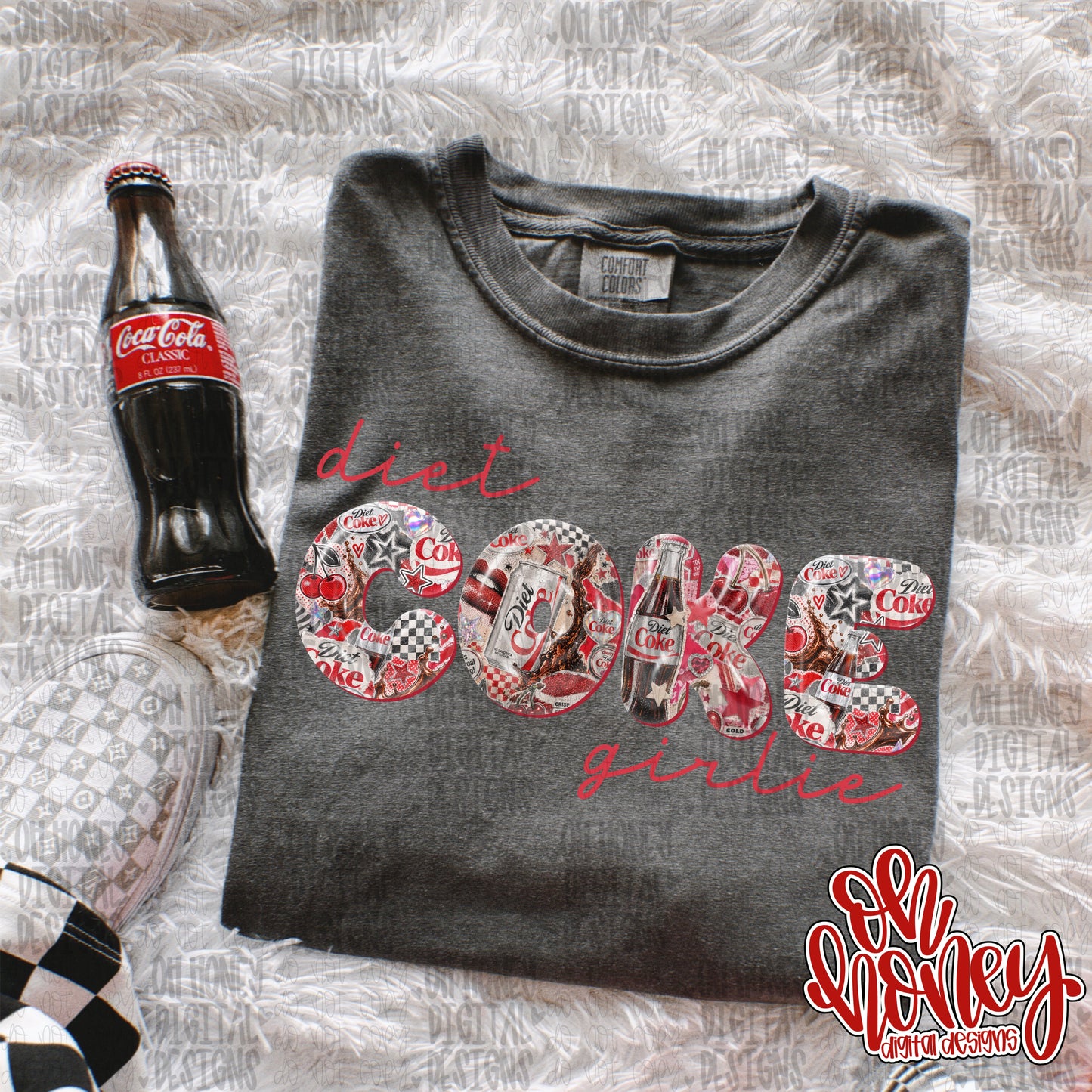 Diet Cola Girlie - 3 versions