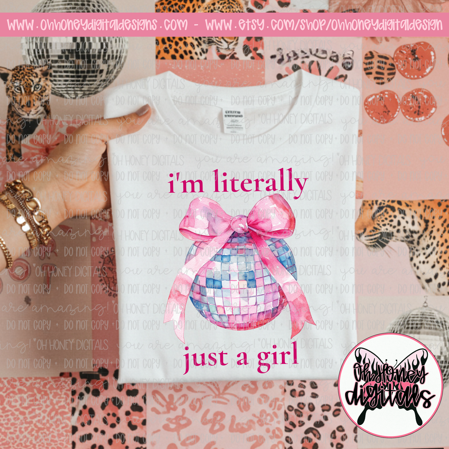 I'm Literally Just A Girl PNG FEBRUARY 2025