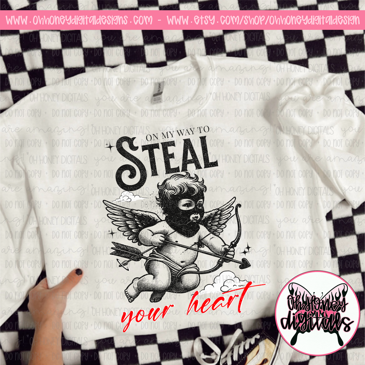 On My Way To Steal Your Heart PNG FEBRUARY 2025