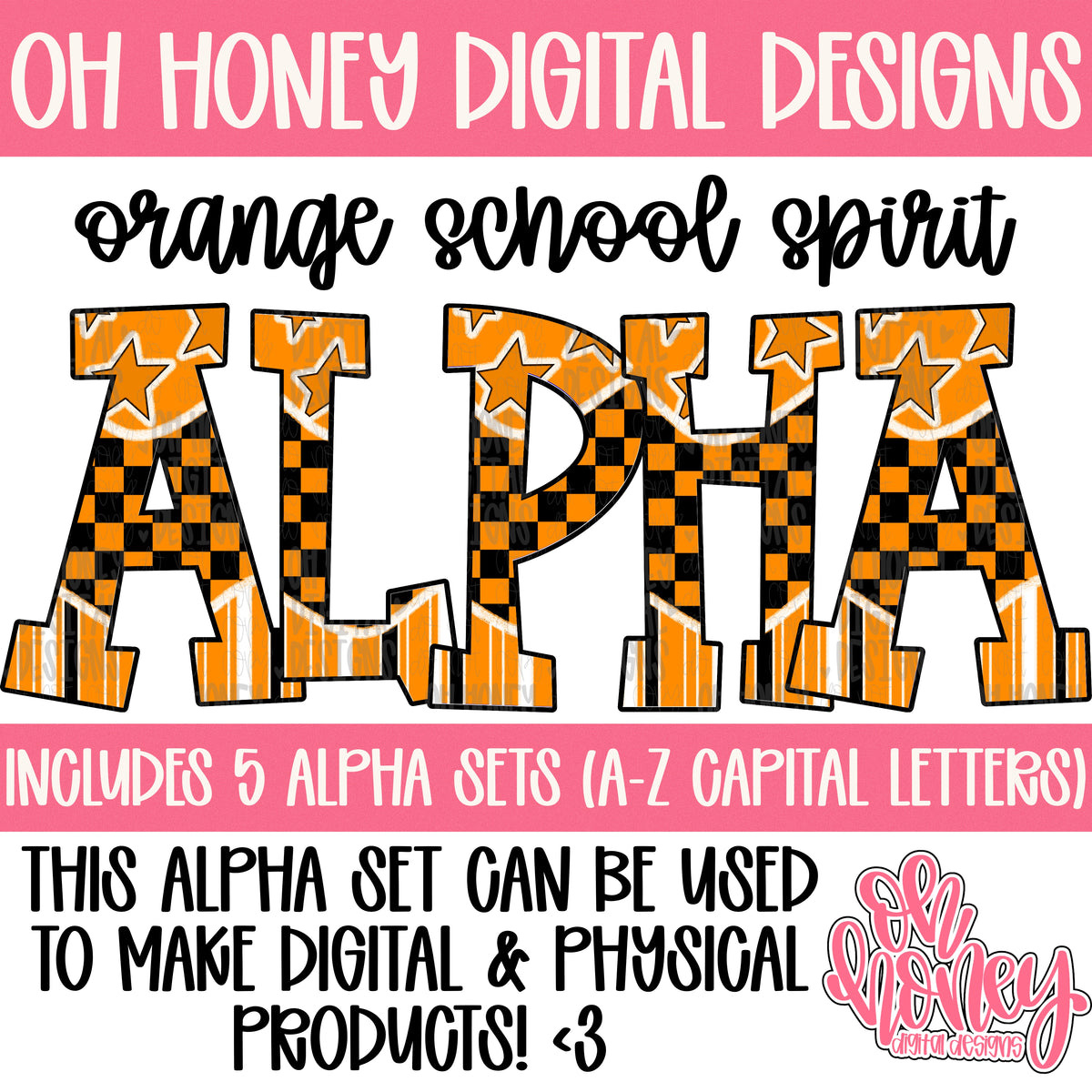 Orange School Spirit Alpha