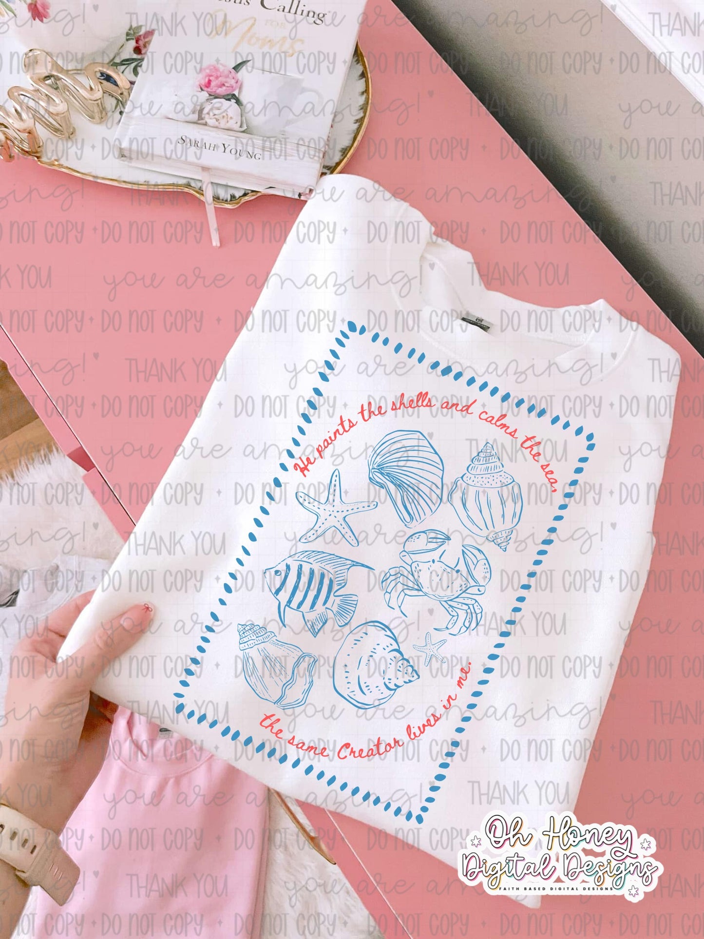 He Paints the Shells and Calms the Sea, the Same Creator Lives in Me - PNG - JULY 2025