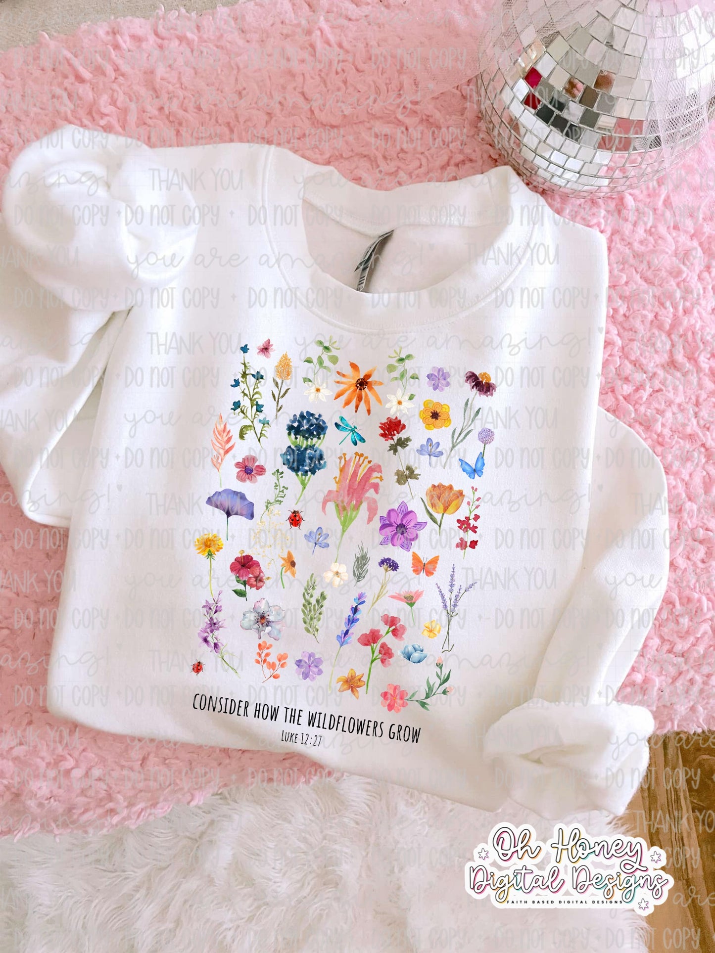 Consider How the Wildflowers Grow - PNG - JULY 2025