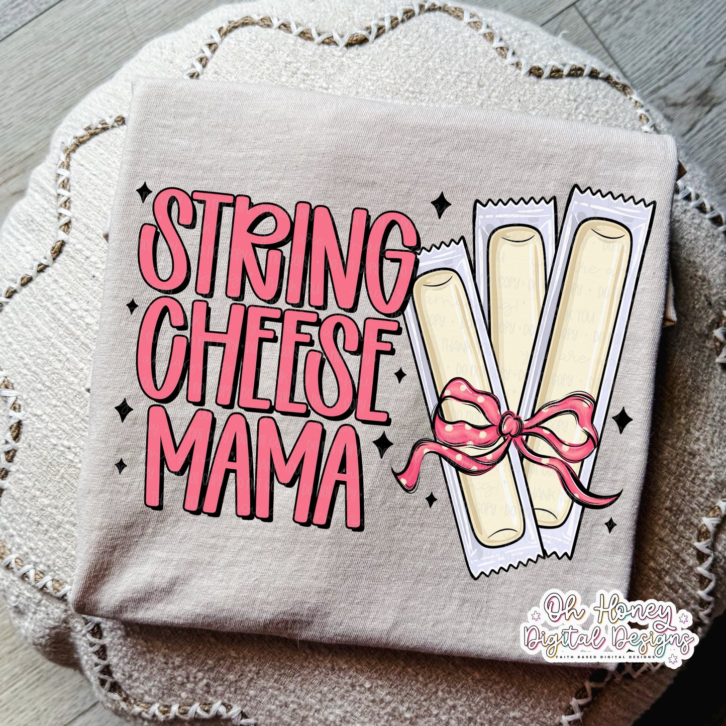 String Cheese Mama - Pink - PNG - FEBRUARY 2026