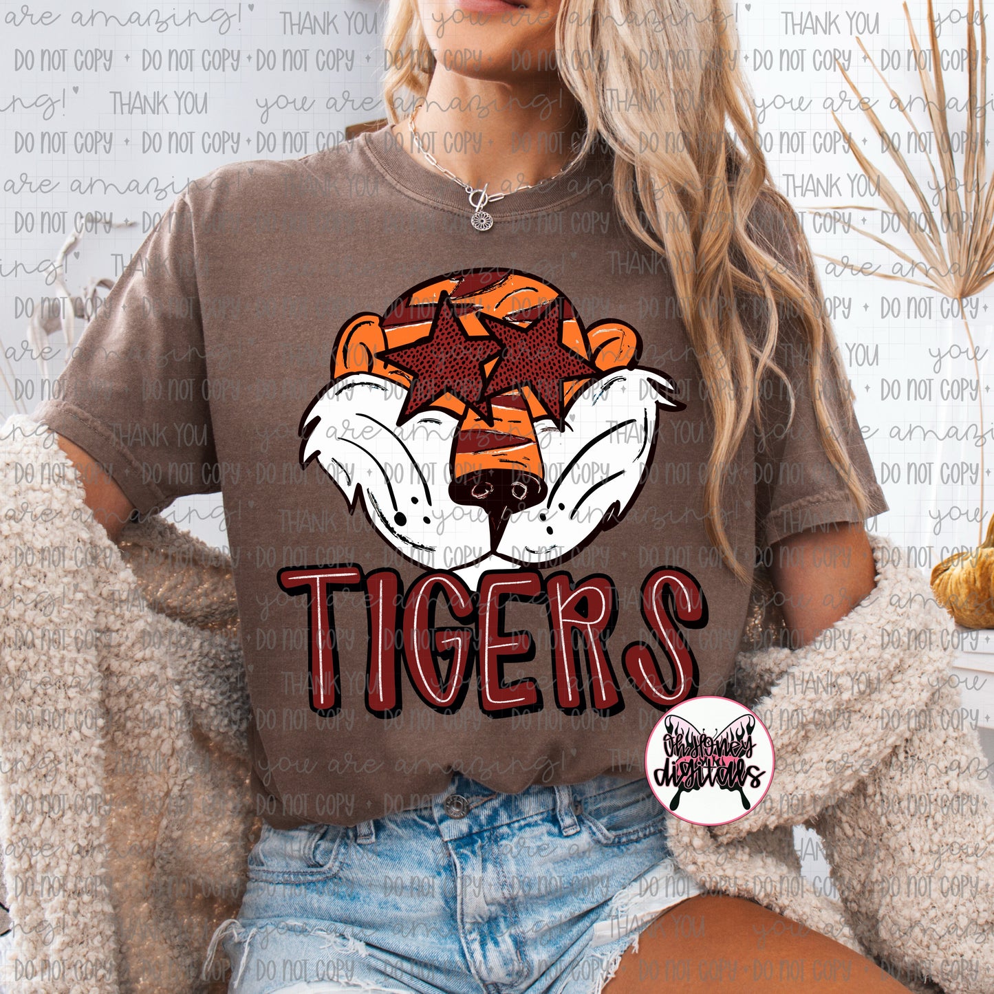 Tigers Maroon - Mascot - PNG MARCH 2025