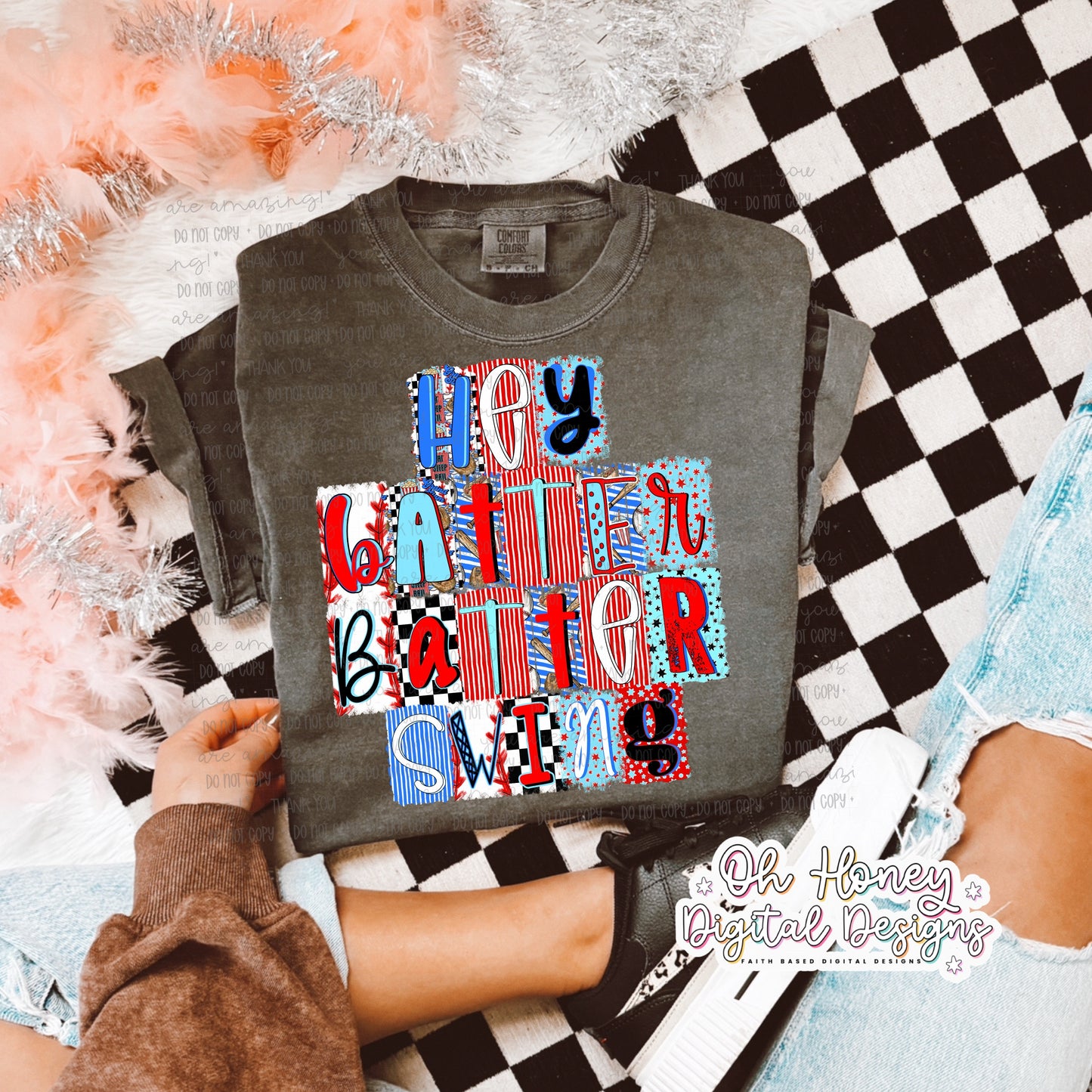 Hey Batter Batter Swing - Ransom Letters