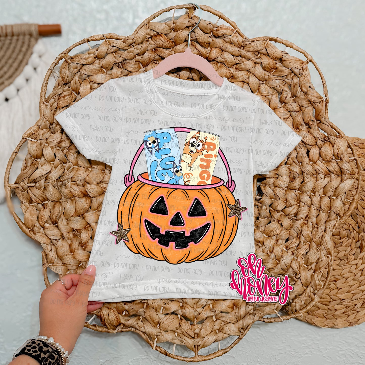 Blue & Bing Pumpkin Bucket