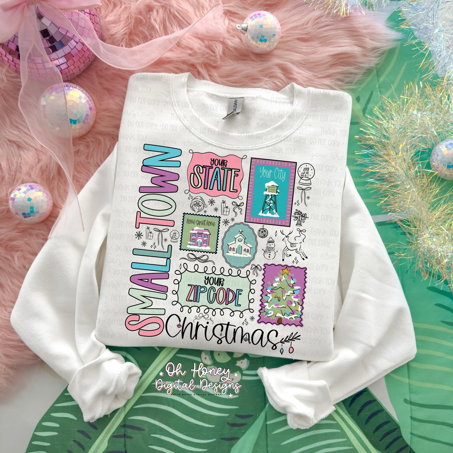 Small Town Christmas - CUSTOM - PNG