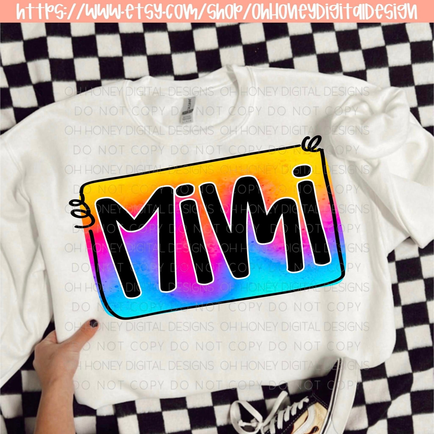 Mimi Tie Dye PNG