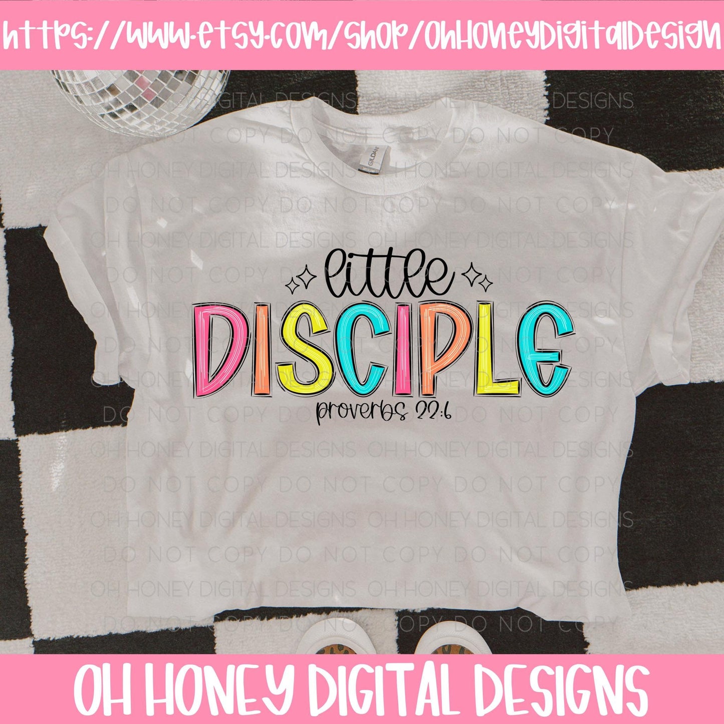 Little Disciple Colorful PNG Proverbs 22:6