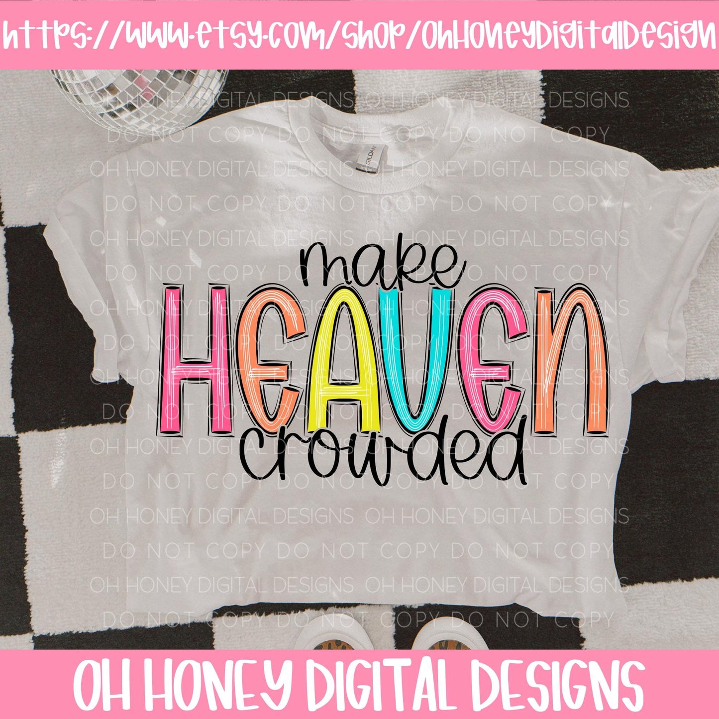 Make Heaven Crowded Colorful PNG