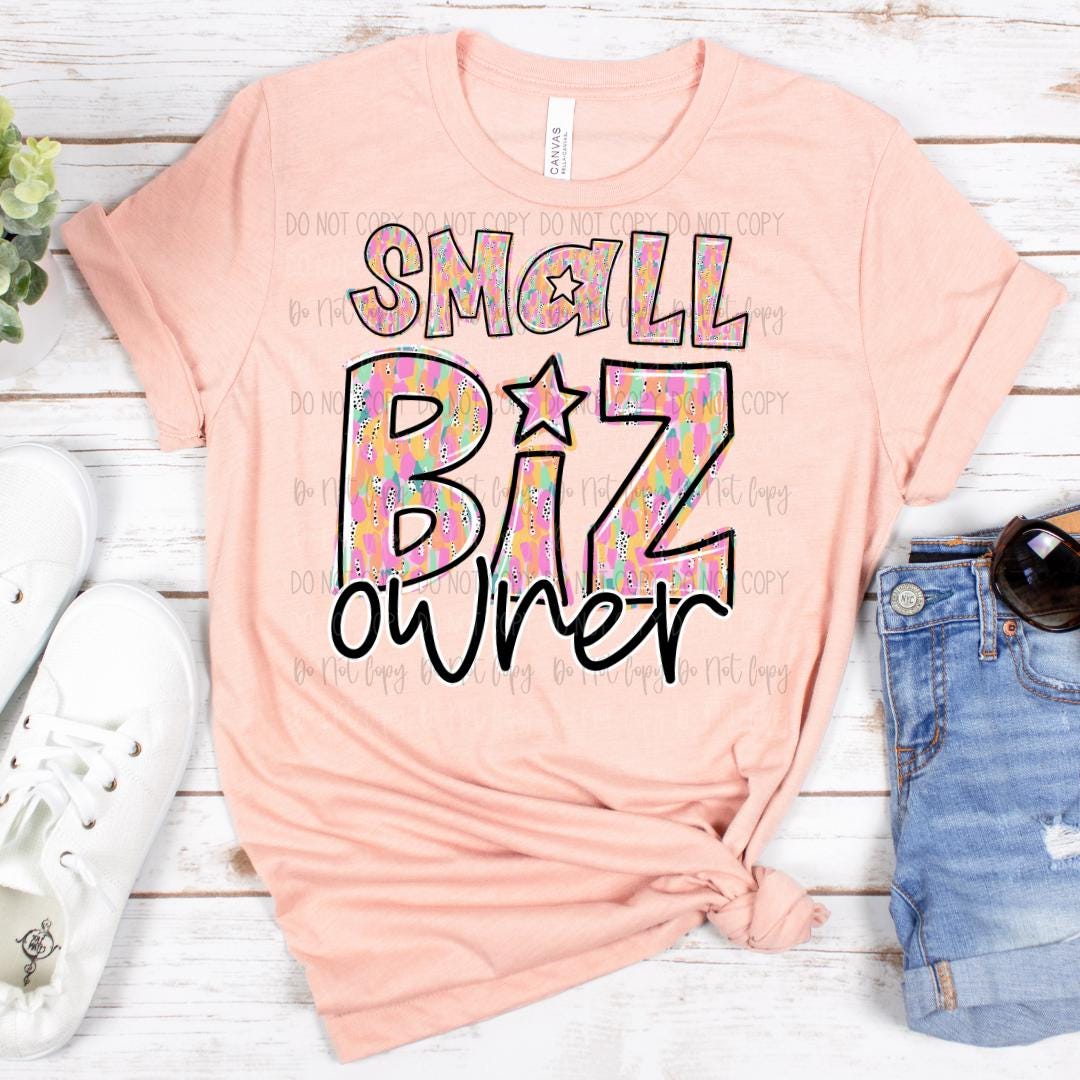 Small Biz Owner Dalmation Paint Stroke Mascot - Digital Design - Instant Download