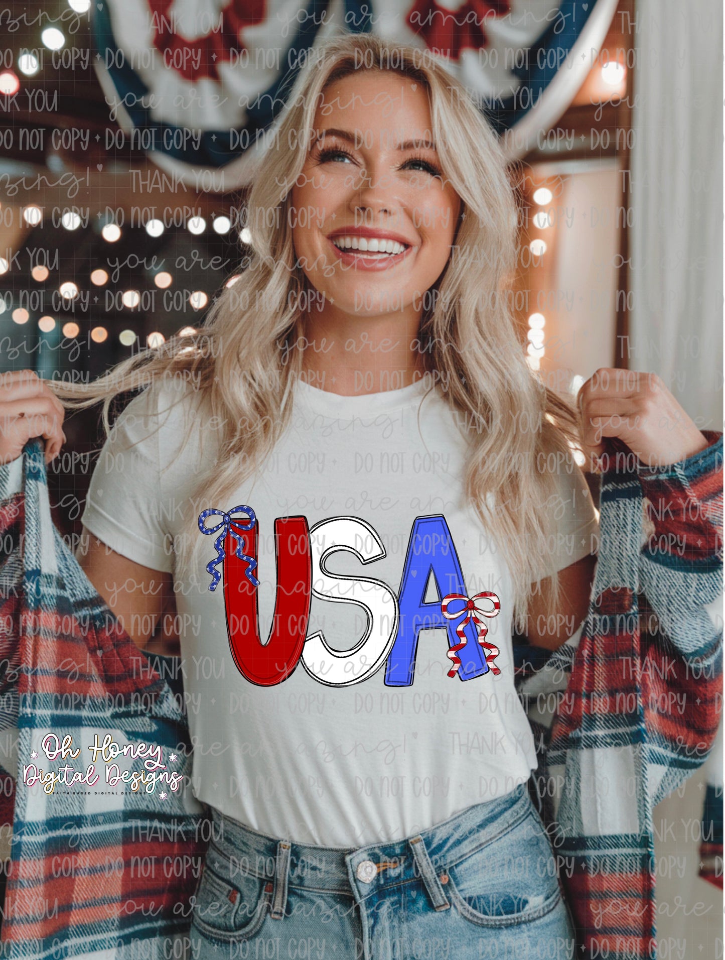 USA - With Bow - PNG - JUNE 2025