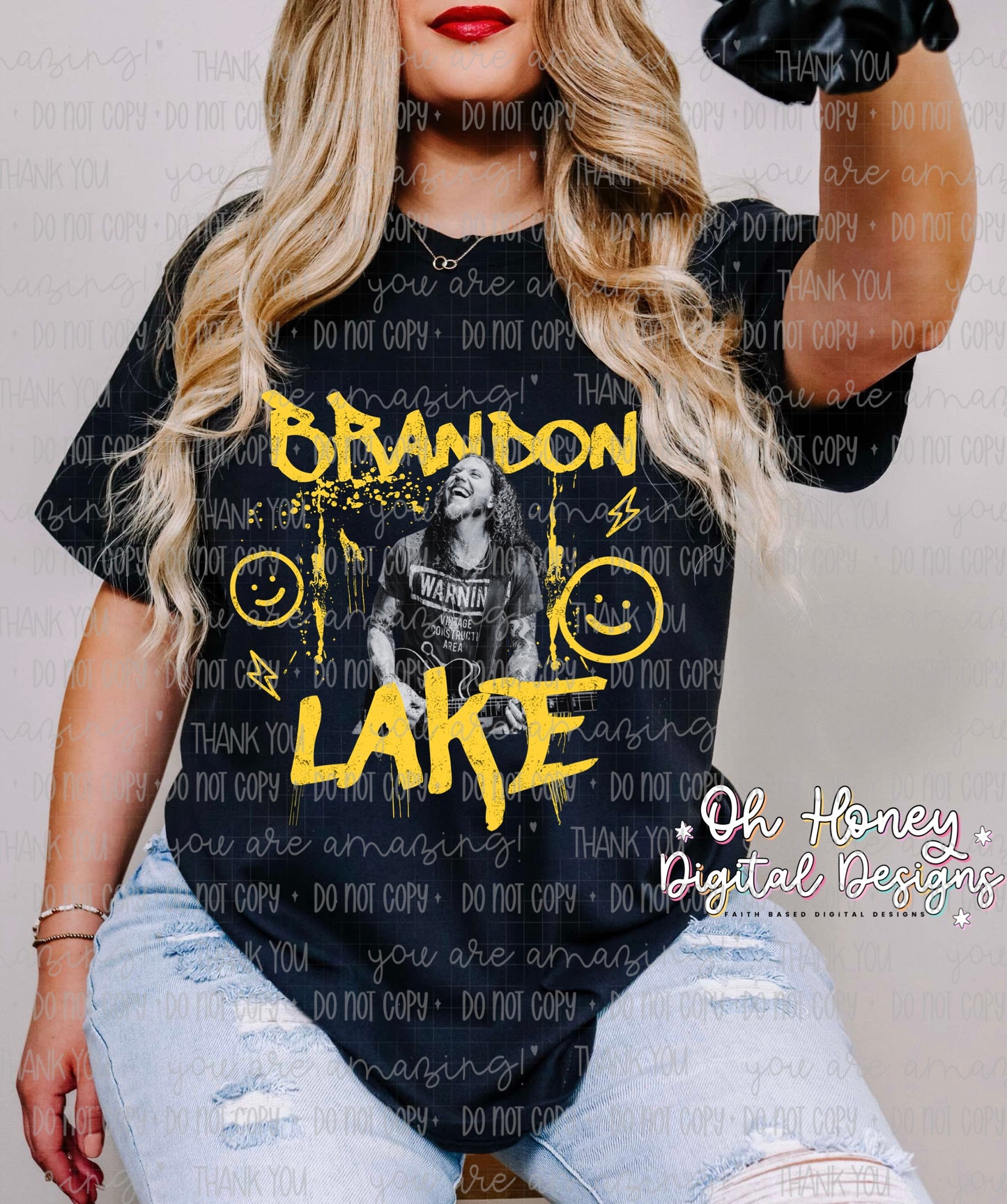 Brandon Happy Yellow Splatter - PNG - MAY 2025