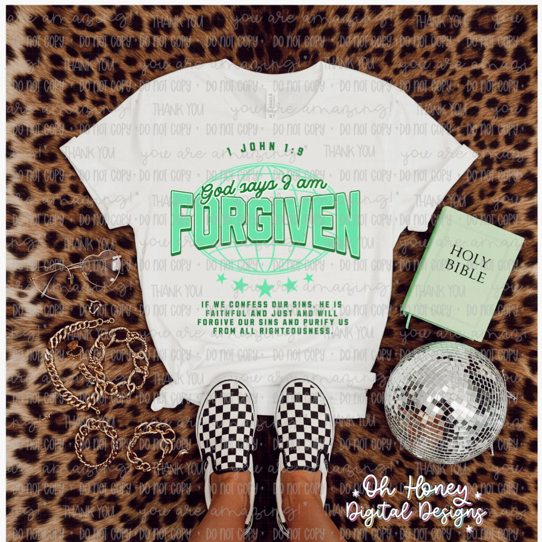 God Says I Am Forgiven - PNG - MAY 2025