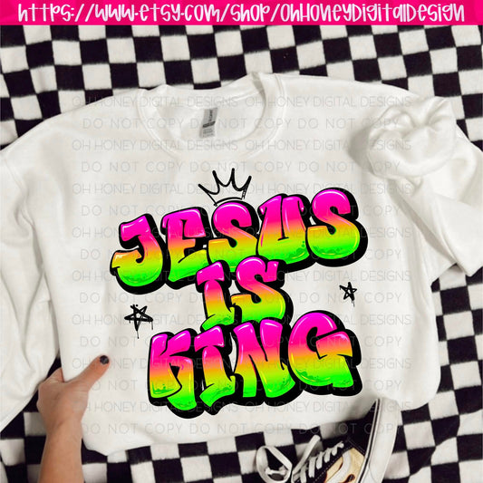 Jesus is King PNG JANUARY 2025